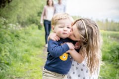 Lianne, Erik, Helena en Bruno