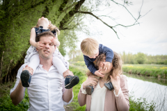 Lianne, Erik, Helena en Bruno