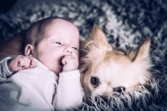 Féline en Julia - newbornfotografie