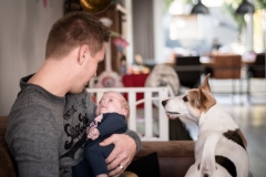 Romy, Nico en dochtertje Fenne - lifestyle fotografie