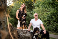 Sjors en Daphne met Noef en Beau